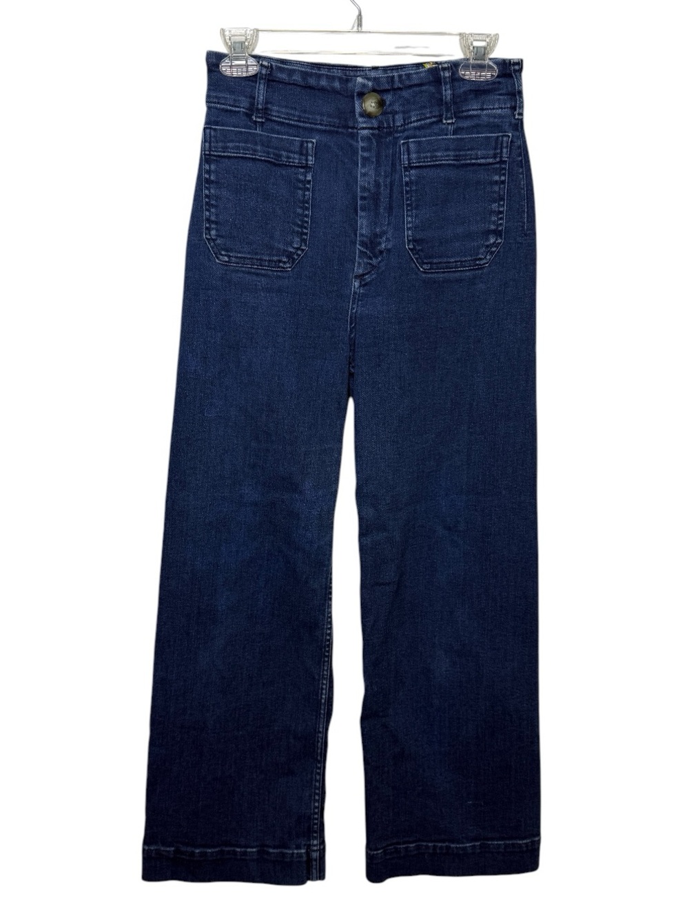 Anthropologie Maeve Colette High Waist Jeans Indigo Blue Sz 28”Tall | EUC